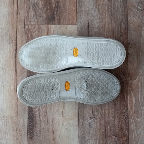 JCrew J Crew Men's Court Sneakers White Leather Size 11 EUC - Picture 2 of 7